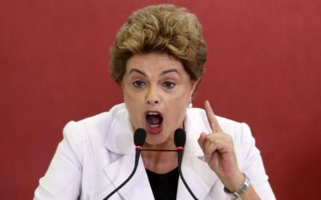 Tổng thống Brazil Dilma Rousseff. Ảnh AFP
